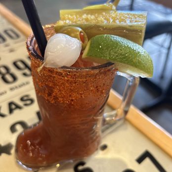 All The Kings Men - Puss in boot's little boot Bloody Mary. - Barbeque Near Me - Bryan, Texas
