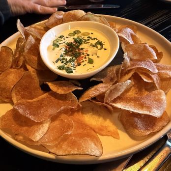 Kindred - Chips and crème fraîche with fish roe - Wine Bars Near Me - Saratoga Springs, New York Kindred - Chips and crème fraîche with fish roe - Wine Bars Near Me - Saratoga Springs, New York