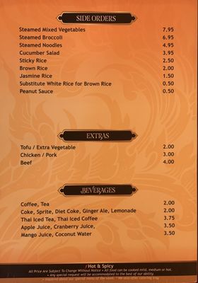Menu photo 6 Summit Thai Cuisine East Hanover, NJ