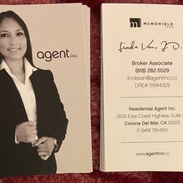 Front and back of business card done by smart levels