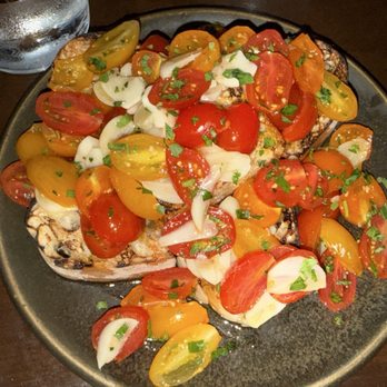 DAMA - Onions and tomatoes on baguette - Latin American Near Me - Los Angeles, California