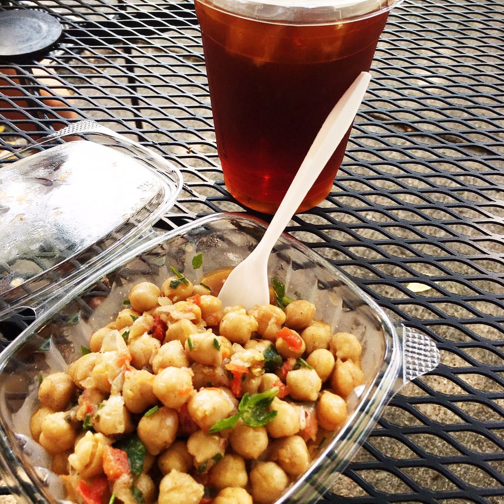 Tazza D'oro - Chickpea salad and cold brew al fresco. - Coffee & Tea Near Me - Pittsburgh, Pennsylvania Tazza D'oro - Chickpea salad and cold brew al fresco. - Coffee & Tea Near Me - Pittsburgh, Pennsylvania