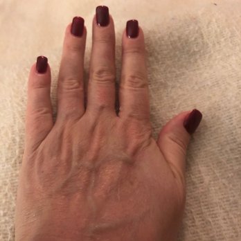 CT Nails - I received the cranberry colored gel manicure - Nail Salons Near Me - Queen Creek, Arizona CT Nails - I received the cranberry colored gel manicure - Nail Salons Near Me - Queen Creek, Arizona