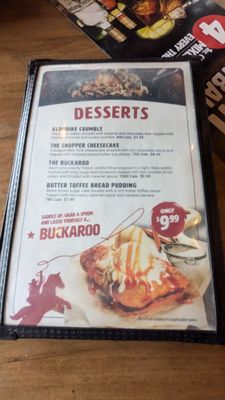 Menu photo 4 Chuck's Roadhouse Wasaga Beach, ON