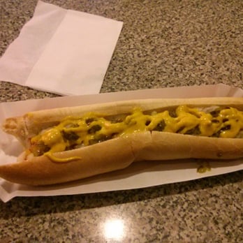 Snack Nook - Foot long hot dog ($2.49) - Decent for the price. - Fast Food Near Me - Las Vegas, Nevada Snack Nook - Foot long hot dog ($2.49) - Decent for the price. - Fast Food Near Me - Las Vegas, Nevada