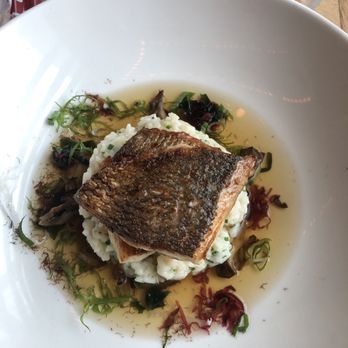 Halifax - Sea Bream with mushroom broth - Seafood Near Me - Hoboken, New Jersey