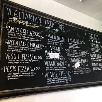 Green Table - Menu - Juice Bars & Smoothies Near Me - Santa Barbara, California