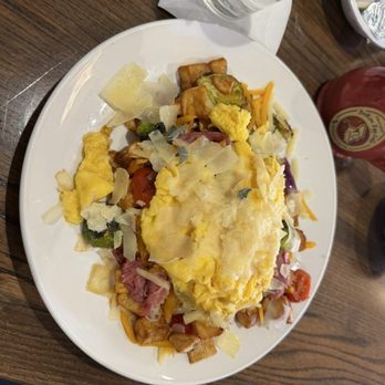 Another Broken Egg Cafe - Corned Beef & Brussels Hash - American Near Me - Williamsburg, Virginia Another Broken Egg Cafe - Corned Beef & Brussels Hash - American Near Me - Williamsburg, Virginia