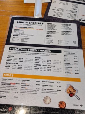 Menu photo 3 Bonchon Durbin Park St John's, FL