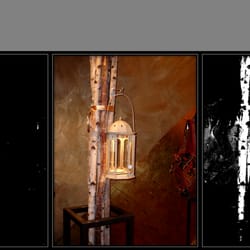 Ray Glasses - Homemade birch lamp