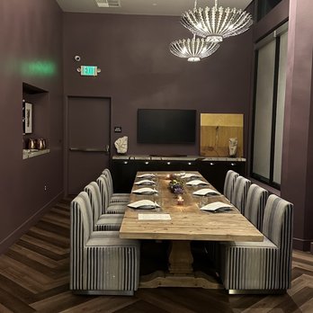 Willow - Private dining area for a group - Italian Near Me - Sacramento, California