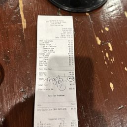 My receipt!