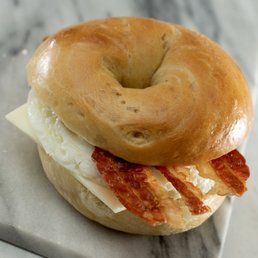 Breakfast Bagel Sandwiches