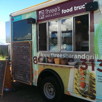 Three's Bar & Grill - Food truck - Asian Fusion Near Me - Kihei, Hawaii Three's Bar & Grill - Food truck - Asian Fusion Near Me - Kihei, Hawaii