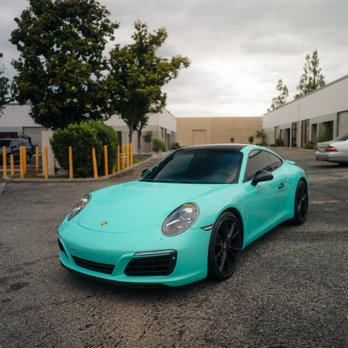 Nextgen Autostyling - 2017 Porsche 911 wrapped in Gloss Mint - Vehicle Wraps Near Me - Bakersfield, California