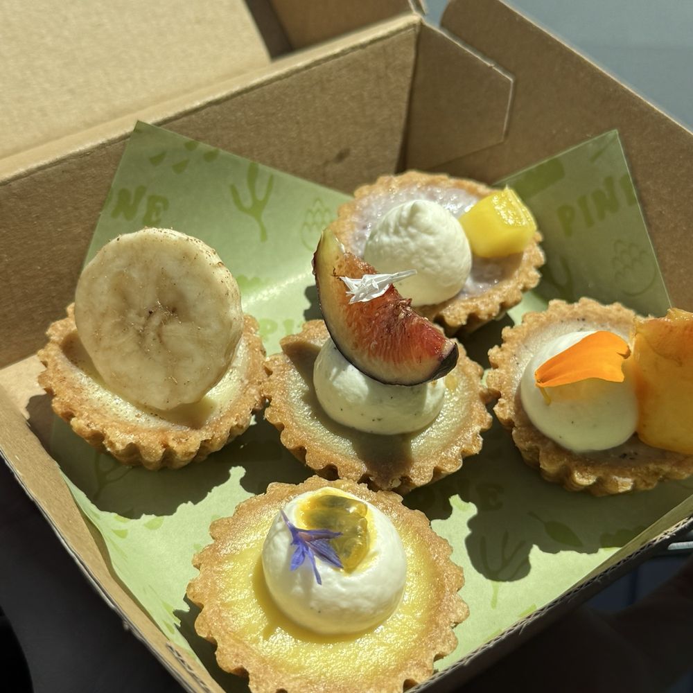 Pinecone Bakeshop Plus Cafe - Mini tart sampler - Coffee & Tea Near Me - Alhambra, California Pinecone Bakeshop Plus Cafe - Mini tart sampler - Coffee & Tea Near Me - Alhambra, California