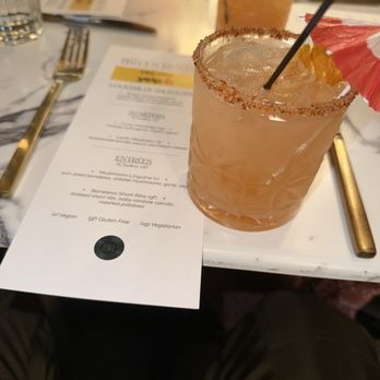 The Green Room - Blood orange margarita - Cocktail Bars Near Me - New York, New York