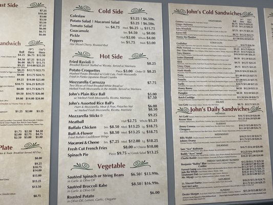 Menu photo 4 The Original John's Deli Brooklyn, NY Menu photo 4 The Original John's Deli Brooklyn, NY