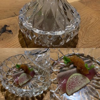 Sushi Jin - Katsuo Sashimi (Cherrywood Smoked Japanese Skipjack Tuna)- 2/5 stars - Sushi Bars Near Me - Mountain View, California Sushi Jin - Katsuo Sashimi (Cherrywood Smoked Japanese Skipjack Tuna)- 2/5 stars - Sushi Bars Near Me - Mountain View, California
