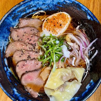 Gyuro Ramen - Shoyu Prime + truffle wagyu wonton - Ramen Near Me - Chicago, Illinois Gyuro Ramen - Shoyu Prime + truffle wagyu wonton - Ramen Near Me - Chicago, Illinois