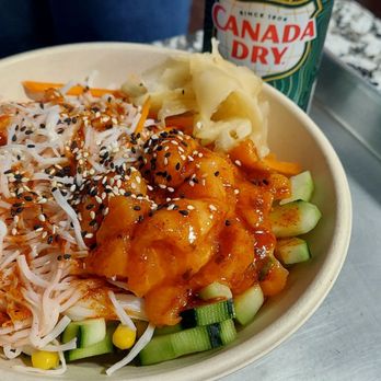Poke Island - Hot summer bowl, crab and spicy salmon - Poke Near Me - Port Charlotte, Florida Poke Island - Hot summer bowl, crab and spicy salmon - Poke Near Me - Port Charlotte, Florida