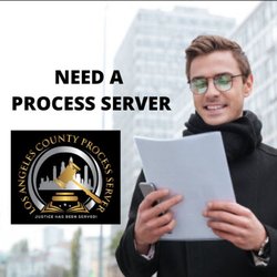 Los Angeles County Process Server - Advertisement photo for Los Angeles County process server