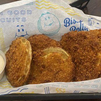 Biscuit Belly - Nulu - Fried Green Tomatoes - great dipping sauce - Breakfast & Brunch Near Me - Louisville, Kentucky Biscuit Belly - Nulu - Fried Green Tomatoes - great dipping sauce - Breakfast & Brunch Near Me - Louisville, Kentucky