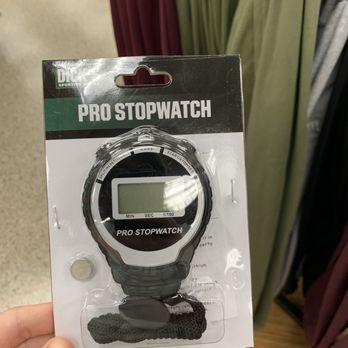 DICK'S Sporting Goods - Found a water-resistant stop watch! - Outdoor Gear Near Me - Seattle, Washington