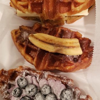 Croffle House - Will be trying Blueberry with cream cheese, Nutella and choco croffle. - Bakeries Near Me - Flushing, New York