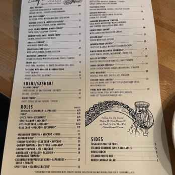 Other Mama - Menu - Sushi Bars Near Me - Las Vegas, Nevada Other Mama - Menu - Sushi Bars Near Me - Las Vegas, Nevada