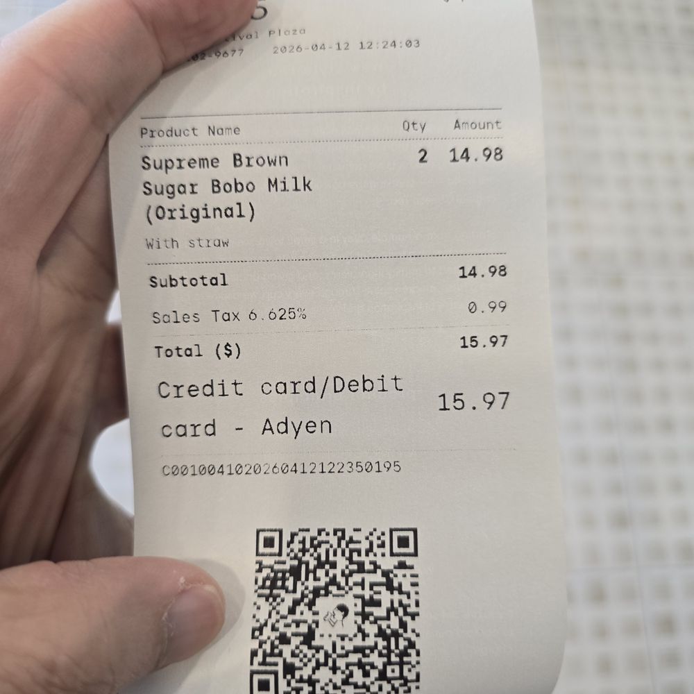 Heytea - example bill - Bubble Tea Near Me - Edison, New Jersey Heytea - example bill - Bubble Tea Near Me - Edison, New Jersey