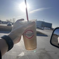Scooter's Coffee - Large cinnamon brown sugar oat milk latte blender
