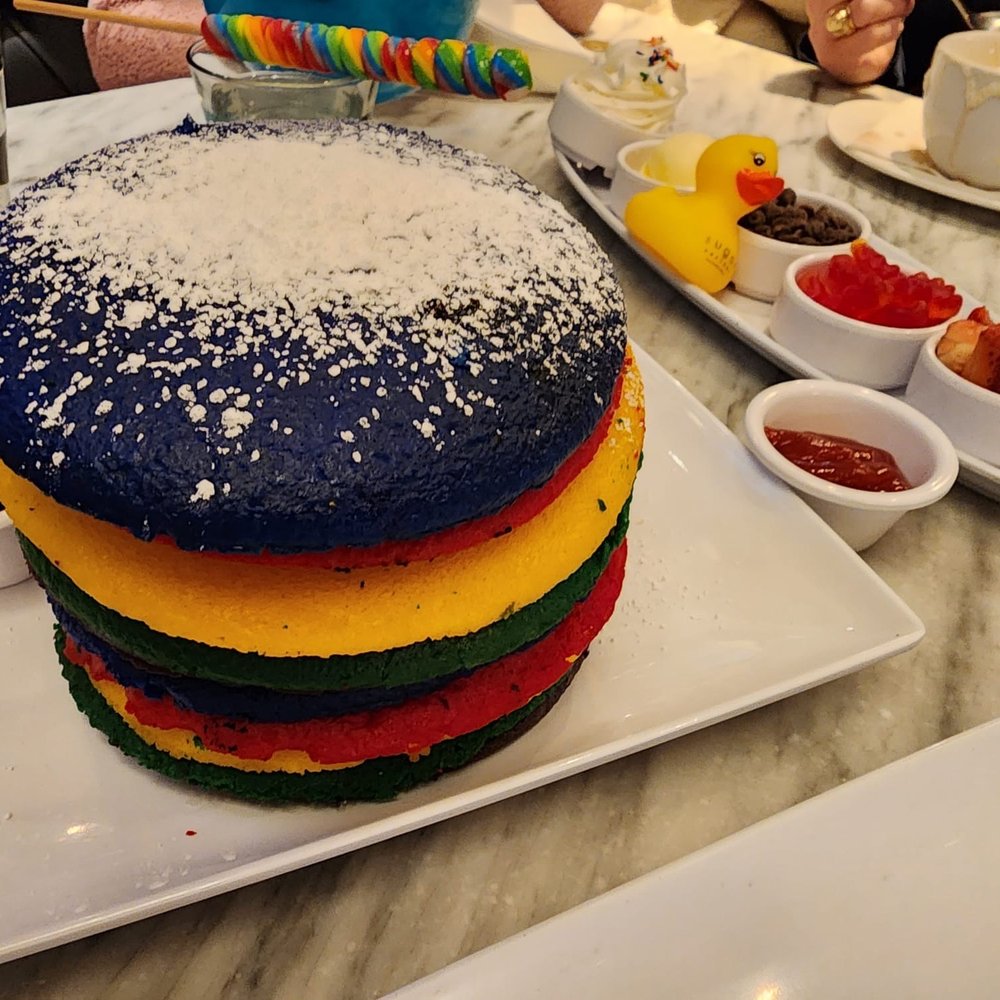 Rainbow pancakes Rainbow pancakes