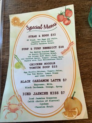 Menu photo 1 Darla Cafe  Saratoga, CA