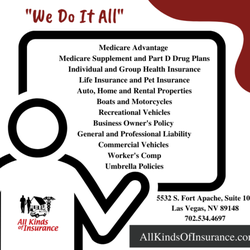 All Kinds of Insurance - We offer all kinds of insurance products!