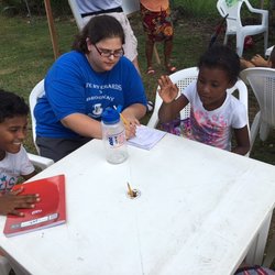 Liberty Church - Mission trip to Belize - tutoring students