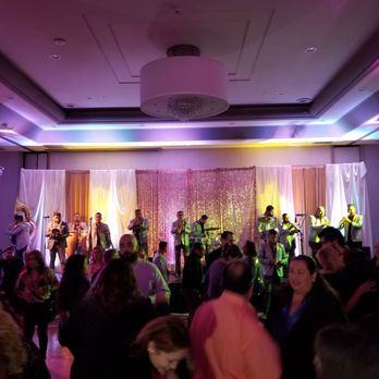 Bombay Event Rentals - the back drop for a 15 person band - Party Equipment Rentals Near Me