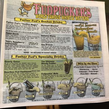 Fudpucker's - Menu - Seafood Near Me - Destin, Florida