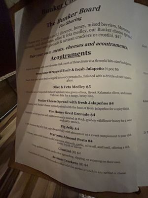 Menu photo 8 The Wine Bunker Alabaster, AL