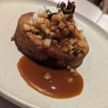 Solstice - Apple butter cake - New American Near Me - Irvine, California Solstice - Apple butter cake - New American Near Me - Irvine, California