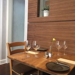 Lovage - Dining room, small but smart.