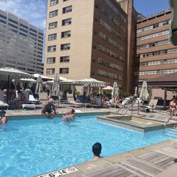 Pool side. Pool side.
