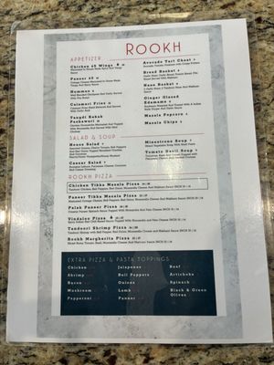 Menu photo 3 Rookh Italian + Indian Restaurant Bryant, AR Menu photo 3 Rookh Italian + Indian Restaurant Bryant, AR