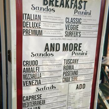 Perfetto Caffe - Breakfast and lunch menu - Cafes Near Me - Grover Beach, California