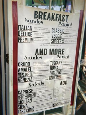 Menu photo 8 Perfetto Caffe Grover Beach, CA