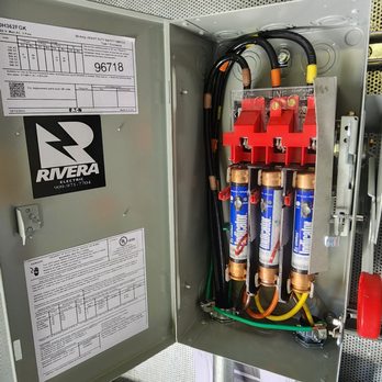 Rivera Electric - Precision matters  This 480V 3-phase disconnect is wired clean for safe operation, reliable power, and long-term performance. - Electricians Near Me - San Dimas, California