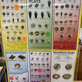 KuruKuru Sushi - Menu - Sushi Bars Near Me - Honolulu, Hawaii KuruKuru Sushi - Menu - Sushi Bars Near Me - Honolulu, Hawaii