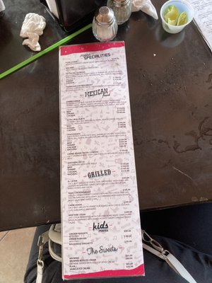 Menu photo 2 La Catrina Mazatlán, MEX
