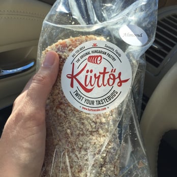 Kurtos Chimney Cake & Bread - Almond omg yum you taste orange zest - Bakeries Near Me - Sarasota, Florida Kurtos Chimney Cake & Bread - Almond omg yum you taste orange zest - Bakeries Near Me - Sarasota, Florida