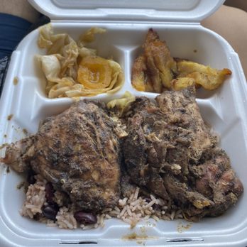 Barrington's Jamaican Kitchen - Jerk Chicken Plate - Caribbean Near Me - Bakersfield, California